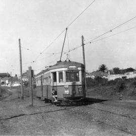 Tram inbound to the Railway at Malabar