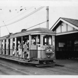 Tram heading to Clovelly