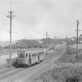 Tram heading to La Perouse