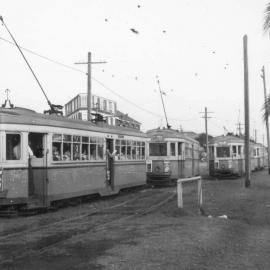 Trams at Kingsford Nine Ways