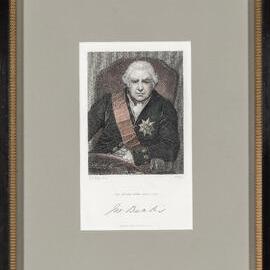 Lithograph print, Sir Joseph Banks 