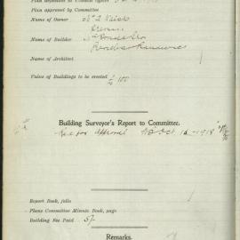 York Road, Centennial Park : 5672-1918