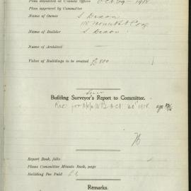 Carrington Road : 5705-1918