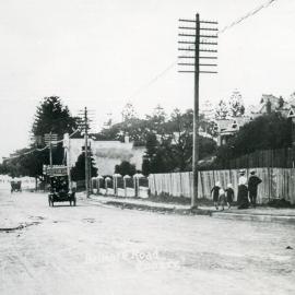 View of Coogee Bay Road looking east