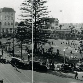Panorama of Coogee area surrounding the Beach
