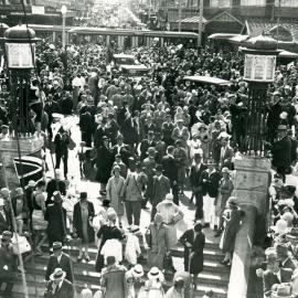 Coogee promenade during the opening of Coogee Pier