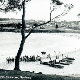 Postcard of Coogee Beach looking south